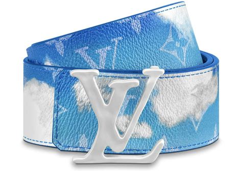 louis vuitton lv shape reversible belt clouds|Louis Vuitton LV reversible belt.